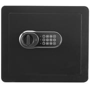 KFFKFF Safety Box, 1.2 Cubic Feet Residential Safe, Iron Security Safe with Digital Lock and Dual Keys, Cupboard Safe with Fire-resistant Pouch, Safeguard Money, Precious Metals, Jewelry, Papers.