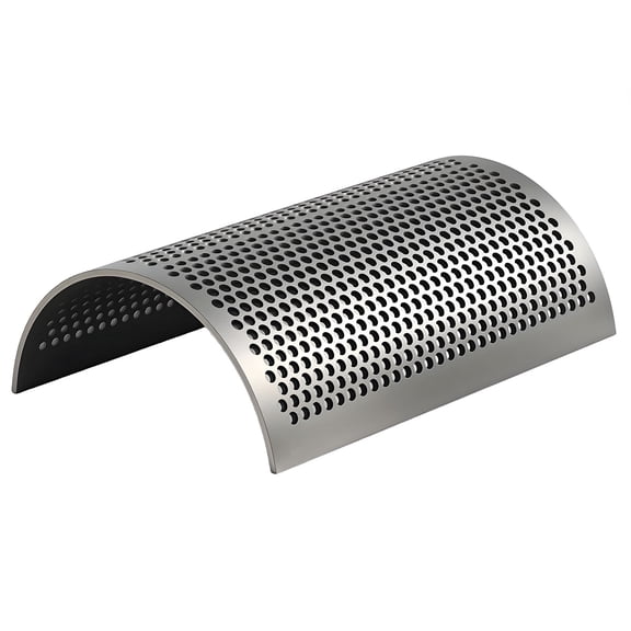 KFFKFF Screen Mesh for Plastic Shredder, Durable Steel Construction, 0.315 in/8 mm Precision Aperture, Compatible with Model 400 Plastic Grinder, Ideal for Recycling Small Particles