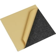 KFFKFF Self-Stick Carpet Tiles, 12” x 12” Adhesive Floor Squares, Cushioned Carpet Tiles, Simple Assembly for Indoor and Outdoor Spaces, Bedroom and Living Room (12 Tiles, Deep Gray)
