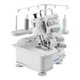 thumbnail image 1 of KFFKFF Serger Overlock Sewing Machine, 1250 Stitches Per Minute, 3 and 4 Thread Options, Equipped with LED Light and Stable Suction Feet, Durable Metal Frame Sewing Machine for Different Fabrics, 1 of 9