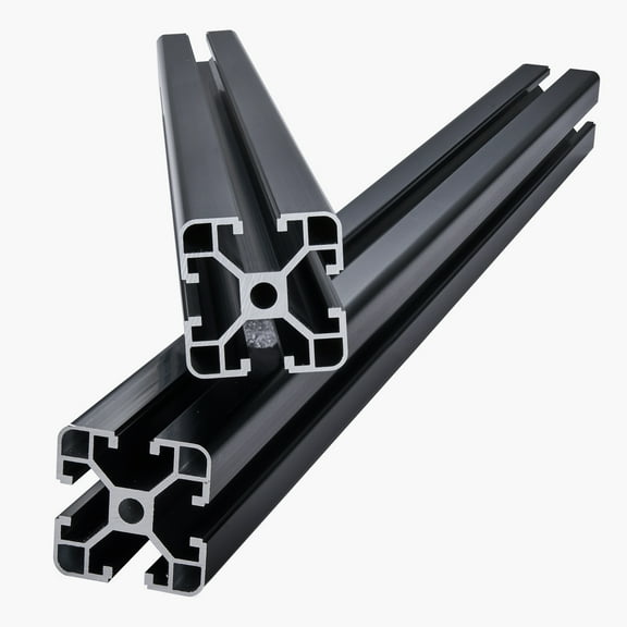 KFFKFF Set of 4, 39.4 in (1000mm) T Slot 2040 Aluminum Extrusion Profile, European Standard Anodized Linear Rail, Durable Extruded Aluminum Rail for 3D Printer, CNC Machine DIY, Laser Engraving