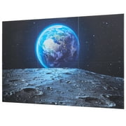 KFFKFF Set of 6 Artistic Acoustic Panels, Dimensions 70.87 x 47.24 x 0.4 inch, Wall-Mounted Soundproof Tiles, Stick-On Decorative Noise Reduction Boards for Household, Workspace, Recording Studio