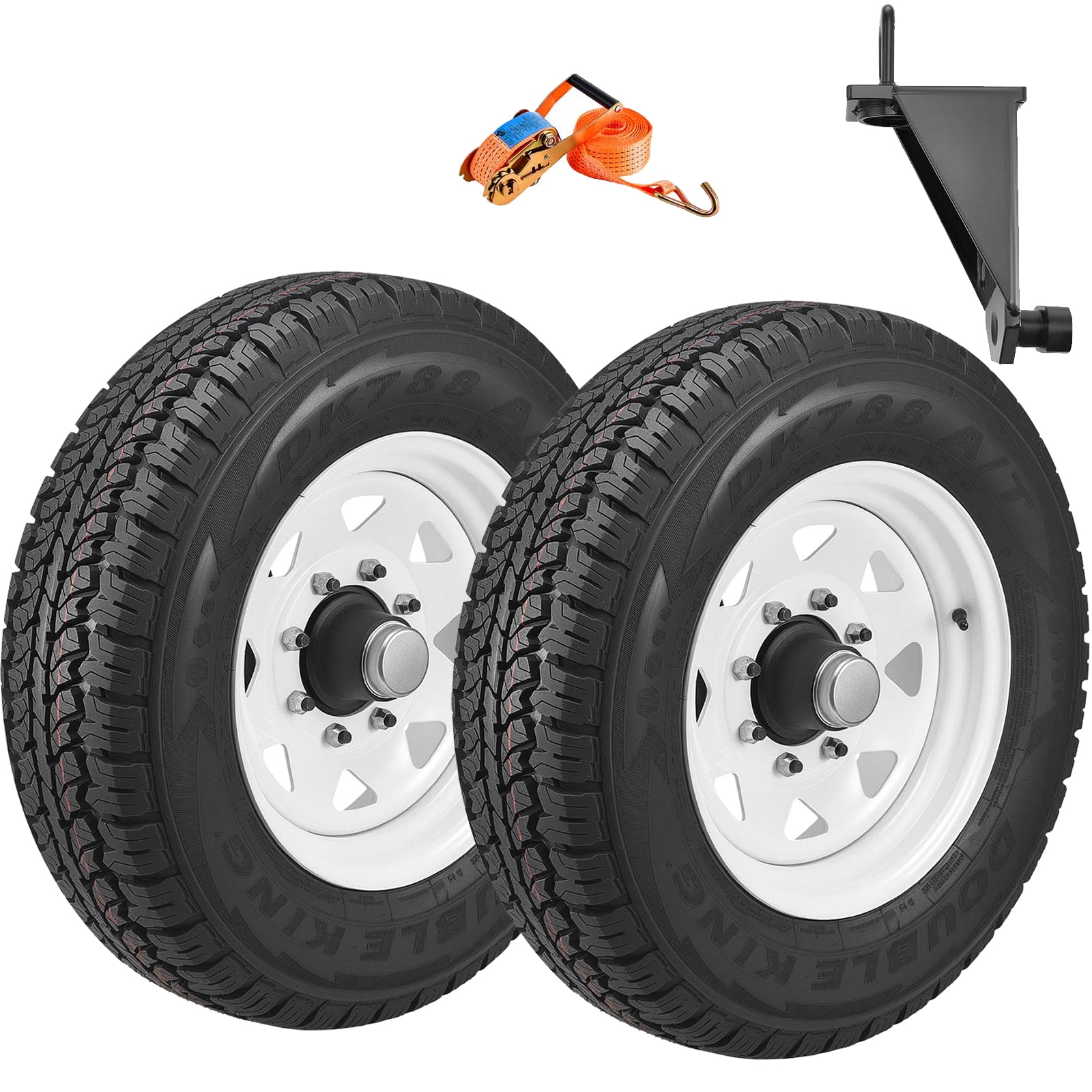 KFFKFF Shipping Container Wheels Kit, 8-Lug Heavy-Duty Accessories with ...