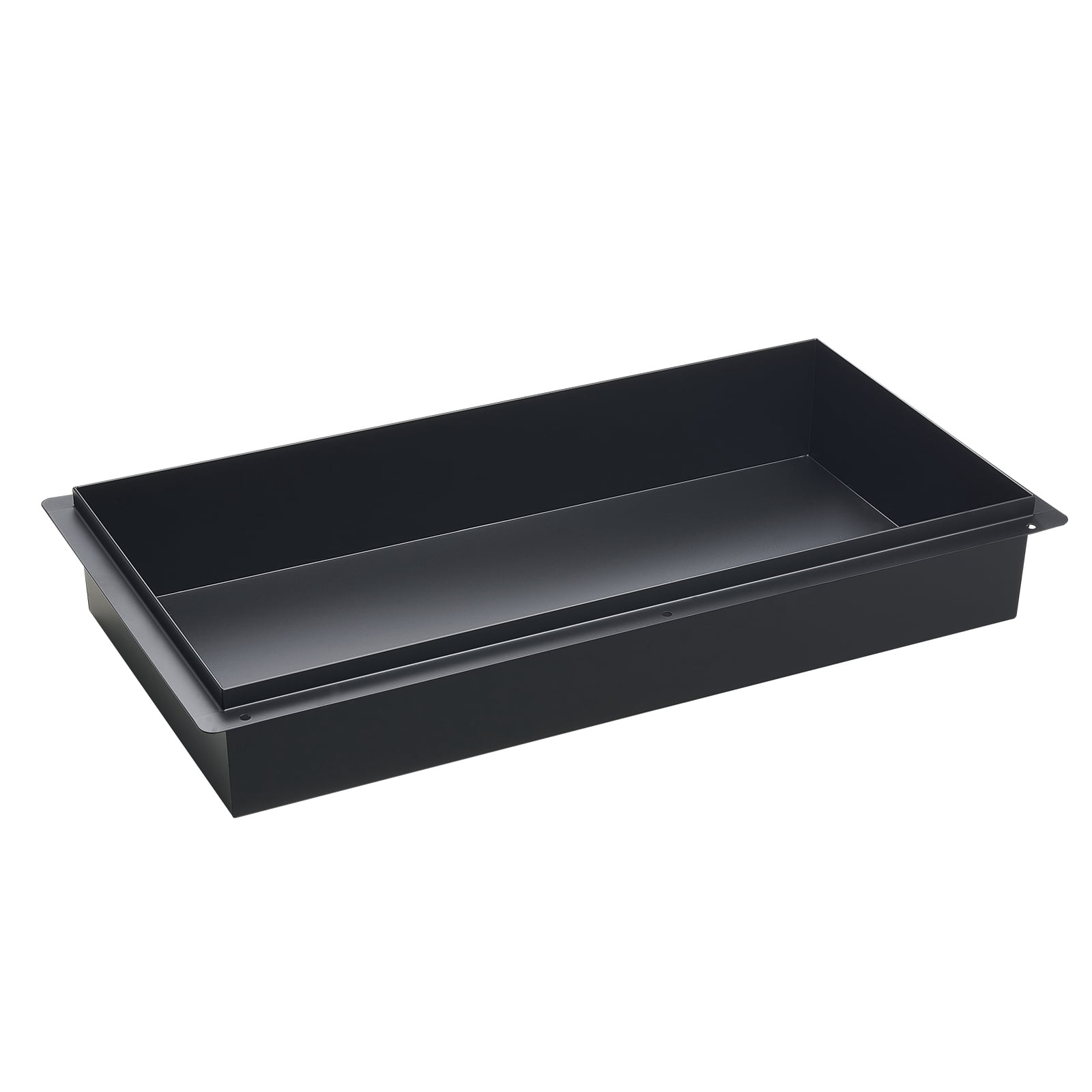 KFFKFF Shower Niche, 13 x 25 x 4 inch Frameless Recessed Wall Shelf, Durable Stainless Steel Bathroom Storage Organizer, Waterproof and Easy to Install, Black Finish
