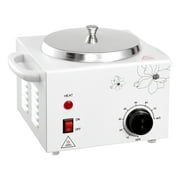 KFFKFF Single Wax Warmer, 600ML Electric Wax Heater for Hair Removal, Adjustable Temperature Range from 32℉ to 176℉, Includes 100 Waxing Sticks for Home, Salon, and Spa Use