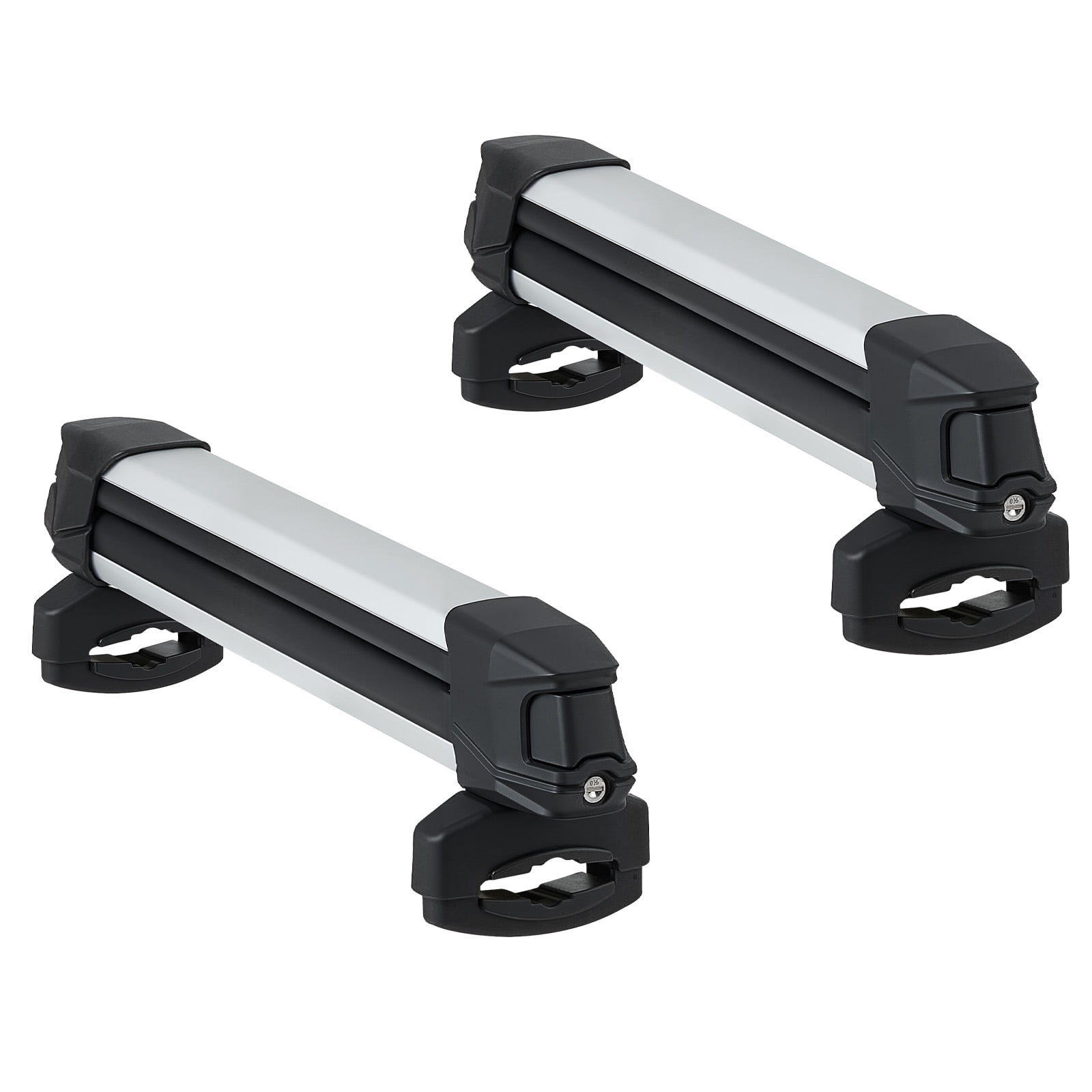 KFFKFF XDZ-003-SH Ski & Snowboard Roof Rack Lock & Rubber Padding ...