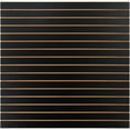 thumbnail image 1 of KFFKFF Slatwall Panels, 4 ft x 2 ft Black Garage Wall Panels 24"H x 48"L (Set of 2 Panels), Durable Wall Organizer for Retail Spaces, Garage Storage, and Craft Organization, 1 of 9
