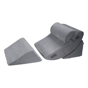 KFFKFF Sleep-Enhancing Pillow, Set of 4 Adjustable Therapeutic Bed Wedges, Aids Leg, Neck, Shoulder Support, Post-Operative Comfort Pillow for Back Discomfort, Digestive Issues, Snoring Mitigation