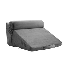 KFFKFF Sleep-Enhancing Pillow Set, Trio of Adjustable Therapeutic Bed Wedges, Includes Cleanable Cover & Foam Cushioning, Post-Operative Comfort Pillow for Alleviating Acid Reflux, Back Discomfort