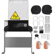 KFFKFF Sliding Gate Opener, AC1400 3100LBS Capacity, Includes 2 Remote Controls, Gate Operator Kit for Security, 43ft/Min Movement Speed, Electric Driveway Sliding Gate Motor