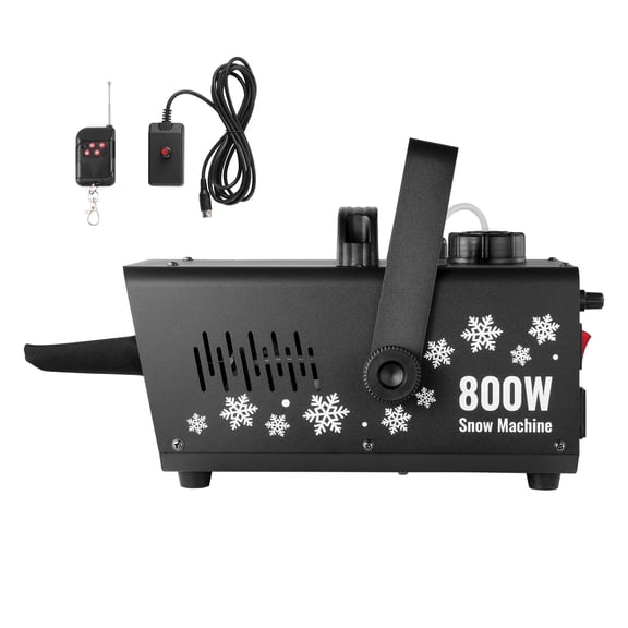 KFFKFF Snow Creator, 800W, Versatile Mounting Snow Generator with LED Illumination & 1L Capacity, Wireless Remote Snowflake Producer, Efficient Synthetic Snow Device for Holiday Gatherings, Weddings