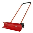 thumbnail image 1 of KFFKFF Snow Pusher Shovel with Wheels, 37.8 in Snowplow Shovel Featuring Adjustable Angled Blade & Handle, Sturdy Plastic Winter Tool, Convenient Snow Removal Solution for Driveways, 1 of 9