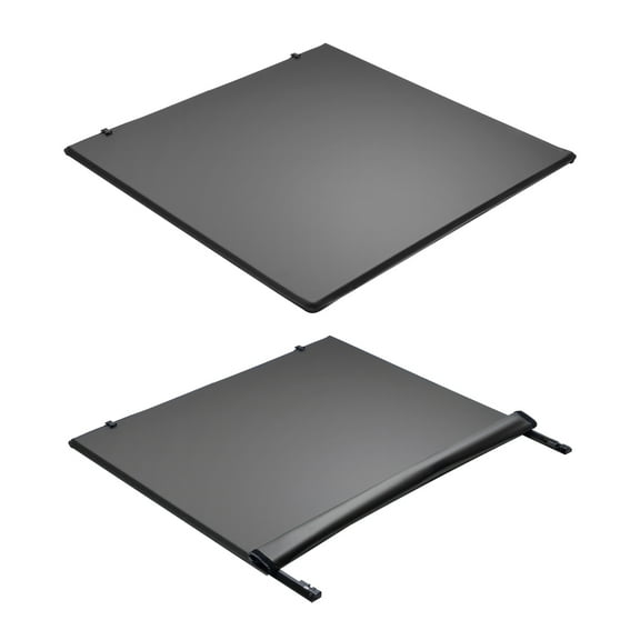 KFFKFF Soft Roll-Up Truck Bed Tonneau Cover, Compatible with 2022-2025 Ford Maverick, Designed for Styleside 4.5 ft (54 in) Bed, Durable PVC Cover with Aluminum Alloy Support Bars