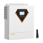 KFFKFF Solar Hybrid Inverter, 3500W Single-Phase Comprehensive Pure Sine Wave Energy Converter Charger, 24V DC to 220/230V AC, Integrated with 100A MPPT Solar Regulator