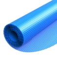thumbnail image 1 of KFFKFF Solar Pool Cover, 33 ft Round Pool Bubble Blanket, 8 Mil PE Material with Bubble Design, Efficient Heat Absorption During the Day and Retention at Night, Blue, 1 of 9