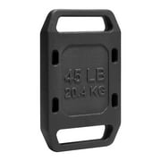 KFFKFF Solid Iron Ruck Weights, Single 45LB Ruck Plate, Weight Addition for Rucking, Robust Ruck Plate for Rucking, Swings, Squat, Strength Conditioning, Weightlifting, Fitness Regimen