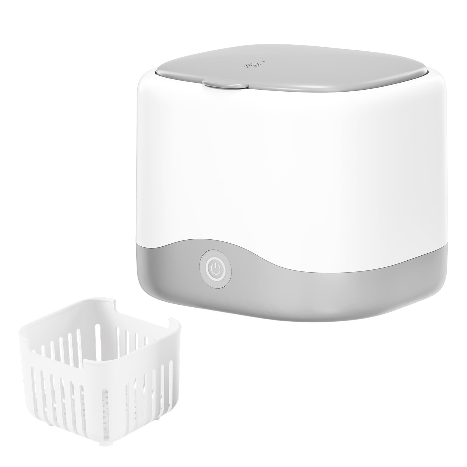 KFFKFF Sonic Wash Device, 200ML Capacity for Dental Care, UV Sanitization, 30W Power for Cleaning Dentures, Aligners, Braces, Mouthpieces, Toothbrush and Shaver Attachments, Jewelry
