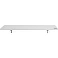 thumbnail image 1 of KFFKFF Space-Efficient Folding Wall Desk, 47.24" x 19.69" Drop-Down Table, Metal-Supported Floating Desk, Multi-Use Foldable Table, Perfect for Home Office, Kitchen, Laundry, Dining, Bar - White, 1 of 9
