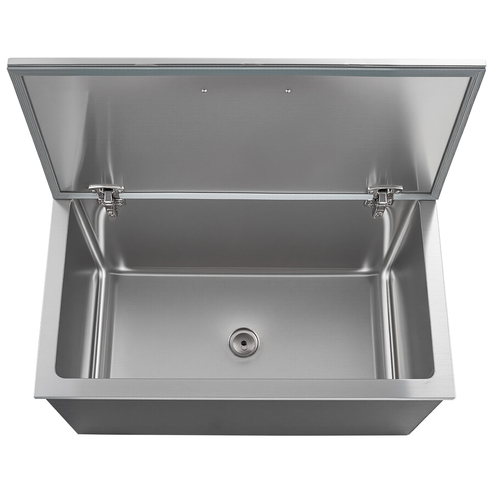 KFFKFF Stainless Steel Drop-In Ice Chest Outdoor – 18.70 inch, 16oz, Red