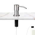 thumbnail image 1 of KFFKFF Stainless Steel Sink Soap Dispenser with 47" Extension Tube Kit, Countertop Dish Soap Dispenser with 360° Rotating Pump Head, Suitable for Kitchen and Bathroom, 1 of 9