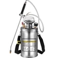 thumbnail image 1 of KFFKFF Stainless Steel Sprayer 1.5 Gallon Hand-Pump Sprayer with 3.3-inch Reinforced Hose Garden Sprayer for Home Gardening and Ground Cleaning, 1 of 9