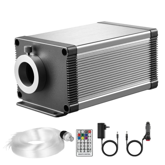 KFFKFF Starlight Headliner Kit, 450 pcs 0.03 in 9.8 ft, 16W Twinkle Fiber Optic Star Ceiling Lights for Car, Bluetooth App, Remote Control, Sound Activated, RGBW Light Engine