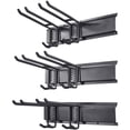 thumbnail image 1 of KFFKFF Storage Equipment for Garage, Capable of Holding 800 lbs, Wall-Mounted Home Garden Tool Holder, Robust Design with 6 Movable Hooks and 3 Rails, Suitable for Garden Implements, Shovels, 1 of 9