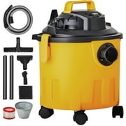 KFFKFF Store Vacuum for Wet and Dry Use, 5 Gallon Capacity with 6 Peak HP, Wet/Dry Vacuum with Strong Suction and Blower Capabilities, Includes 2-in-1 Crevice Tool, Ideal Small Store Vacuum