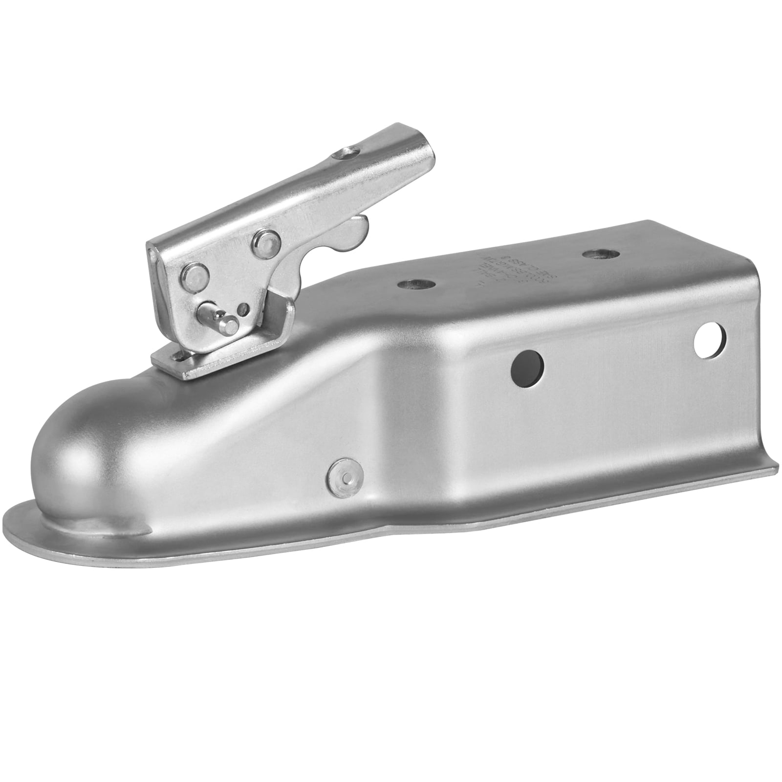 Heavy Duty Zinc Plated Trailer Coupler for 2-Inch Hitch Ball