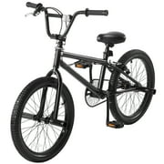 KFFKFF Stunt BMX Bike, 20-Inch Wheel, 360° Rotating Feature with 4 Supports, Ideal for Beginners to Advanced Users, BMX Cycles for Adolescents and Adults, Lightweight Aluminum Alloy Framework