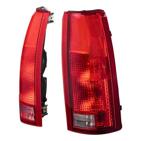 KFFKFF Tail Light Assembly Compatible with 1988-1999 Chevy/GMC C/K 1500 2500 3500, 1992-1999 Chevy/GMC Suburban 1500/2500, Set of 2 Rear Brake Lamps with Halogen Bulbs for Left & Right Sides