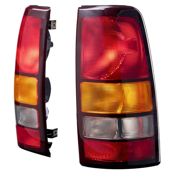 KFFKFF Tail Light Assembly Compatible with 1999-2003 Chevy Silverado, 1999-2006 GMC Sierra 1500/2500/3500, 2007 GMC Sierra Classic, Driver & Passenger Side, No Bulbs Included (Set of 2)