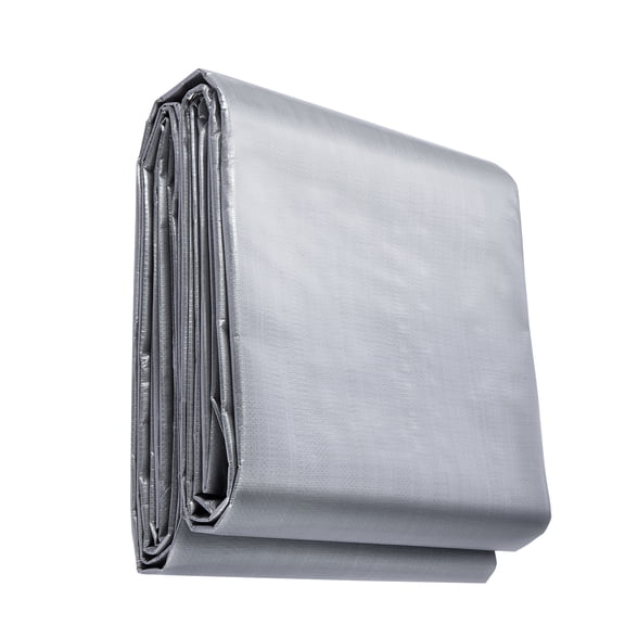 KFFKFF Tarp Heavy Duty Waterproof 10 x 12 ft 10Mil Plastic Poly Tear UV Resistant