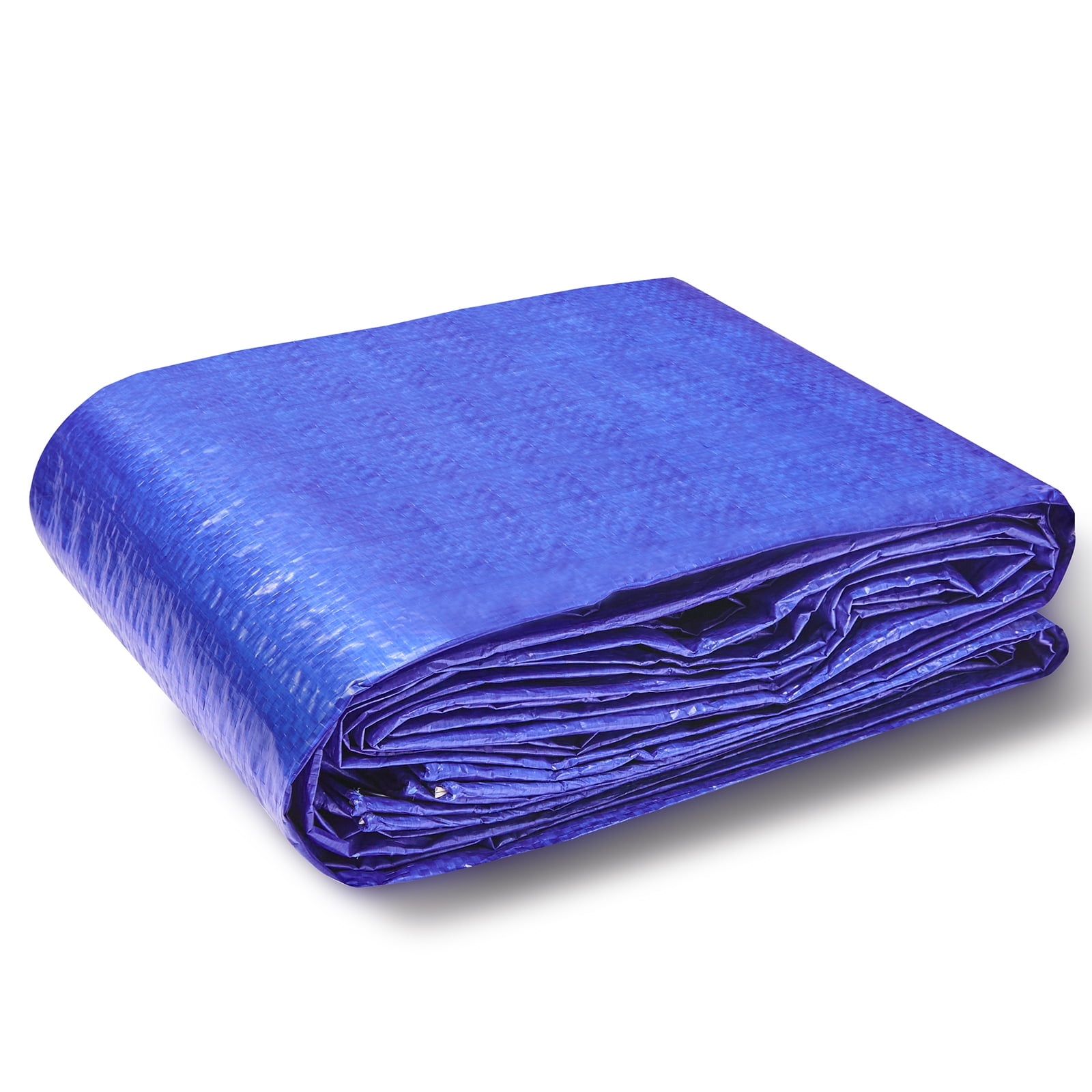 KFFKFF Heavy Duty Waterproof Tarp 12x16 ft 5Mil Polyethylene UV ...