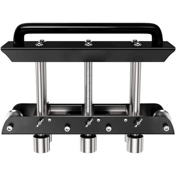 KFFKFF Three-Station Edge Roller, Adjustable Radius, 0-90 Bending Angle Sheet Metal Tool, Quickly Configures for 0.63"-5.7" Bends in 30-19 Gauge Steel, for Precise Bends in Metal Roofing Materials
