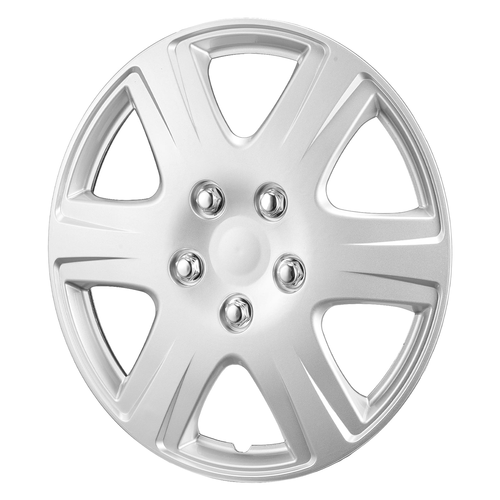 Red Hub Cap Center Caps For Touren TR60 Wheels - 4 Pack, Snap-On ABS Plastic - View #5