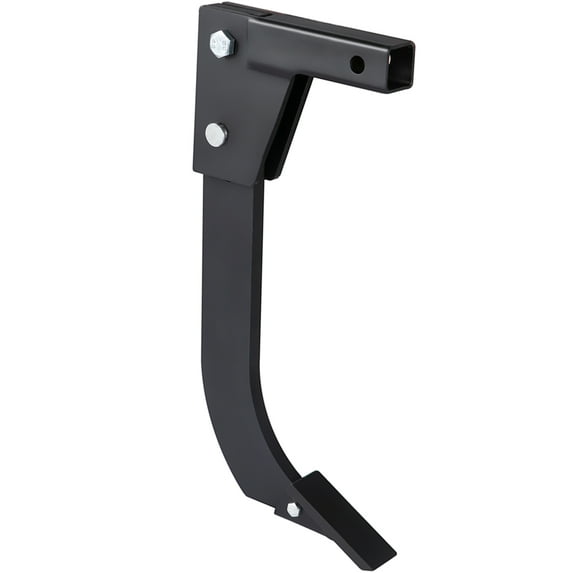 KFFKFF Tractor Hitch Ripper, 18" Shank, 4-Hole Attachment, Dual Pin Locator, with 2 Replaceable Plow Tips for Efficient Soil Breaking