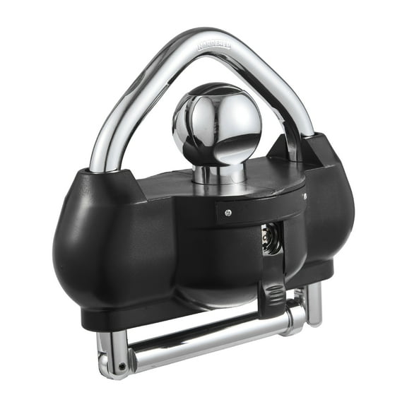KFFKFF 11604 Anti-Theft Adjustable Trailer Hitch Coupler Lock with 3 Keys For 1-7/8 in, 2 in, 2-5/16 in Couplers, RVs, Boats, Off-Road Vehicles