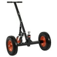 thumbnail image 1 of KFFKFF Trailer Mover, 1200lbs Load Bearing, Constructed from Carbon Steel with 18 inch and 22 inch Height Adjustability, 2 inch Ball, 15.2 inch Air-filled Tires, Suitable for RV Trailer Relocation, 1 of 9