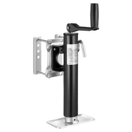 KFFKFF Trailer Support, 2000 lbs Active Load Bearing, Robust Swivel Attachable Trailer Support, 10" Elevation Trailer Support Post with Handle for RV Trailer, Equine Trailer, Functional Trailer