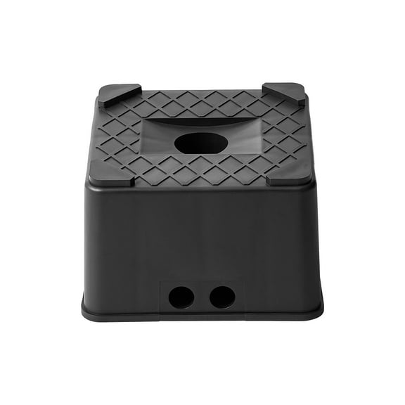 KFFKFF Trailer Support Block, 6" Sturdy RV Balancing Block with 6000 lbs Load Limit, RV Support Stand, Motorbike Stand, Stool, Camping Gear for Travel Trailers, 5th Wheel Class A/C Motorhomes