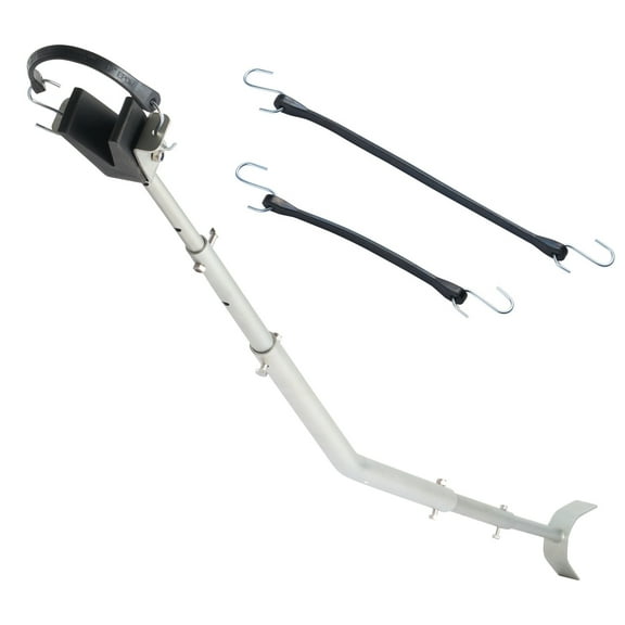 KFFKFF Transom Protector, 23.6-59 in, Modifiable Boat Transom Protector with Composite Cap, Rust-Proof Simple-to-Set-Up Transom Protectors for Under 150 HP Outboard Engine, Suitable for Roller