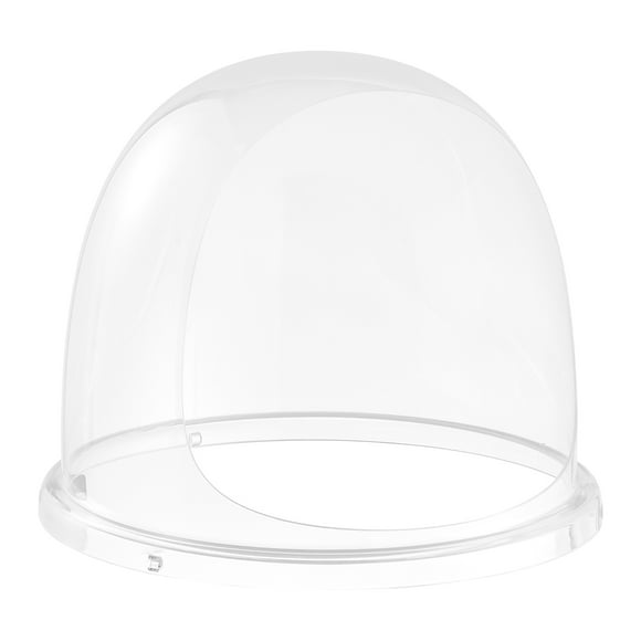 KFFKFF Transparent Acrylic Dome Cover for Cotton Candy Machines, Protective Bubble Shield Compatible with 15-Inch Bowls, Ideal for Parties and Shops, Features Bottom Groove Design