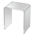 thumbnail image 1 of KFFKFF Transparent Acrylic End Table, C-Form Lucite Accent Table, Crystal Clear Acrylic Table for Beverages, Meals, and Snacks, Suitable for Lounge, Bedroom, and Home Office, 1 of 9