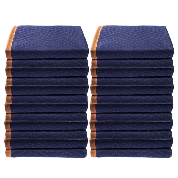 KFFKFF Transporting Covers, Dimensions 80" x 72", Weight 35 lbs/dz, Set of 12, Expertly Crafted from Non-Woven Material & Repurposed Cotton, Robust Pads for Movers, Ideal for Safeguarding Furniture