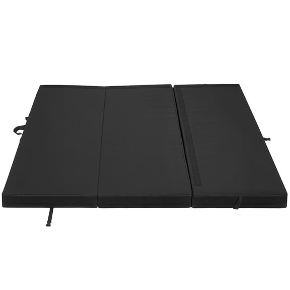 KFFKFF Tri-Fold Bouldering Crash Pad with Adjustable Backpack Straps and Handle, Lightweight and Foldable for Indoor and Outdoor Climbing, Compact Size 48" x 22.2" x 15" When Folded