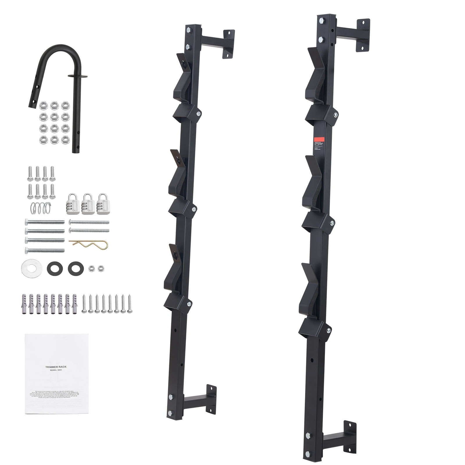 KFFKFF Trimmer Holder, 3-Slot Line Trimmer Rack, Secure Storage ...