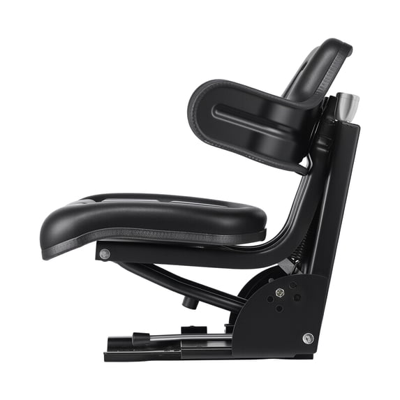 KFFKFF Universal Forklift Seat with Wrap-Around Design, Adjustable Tractor Suspension Seat with Micro Switch, Compatible with Various Tractor Models Including John Deere, Ford, Massey Ferguson