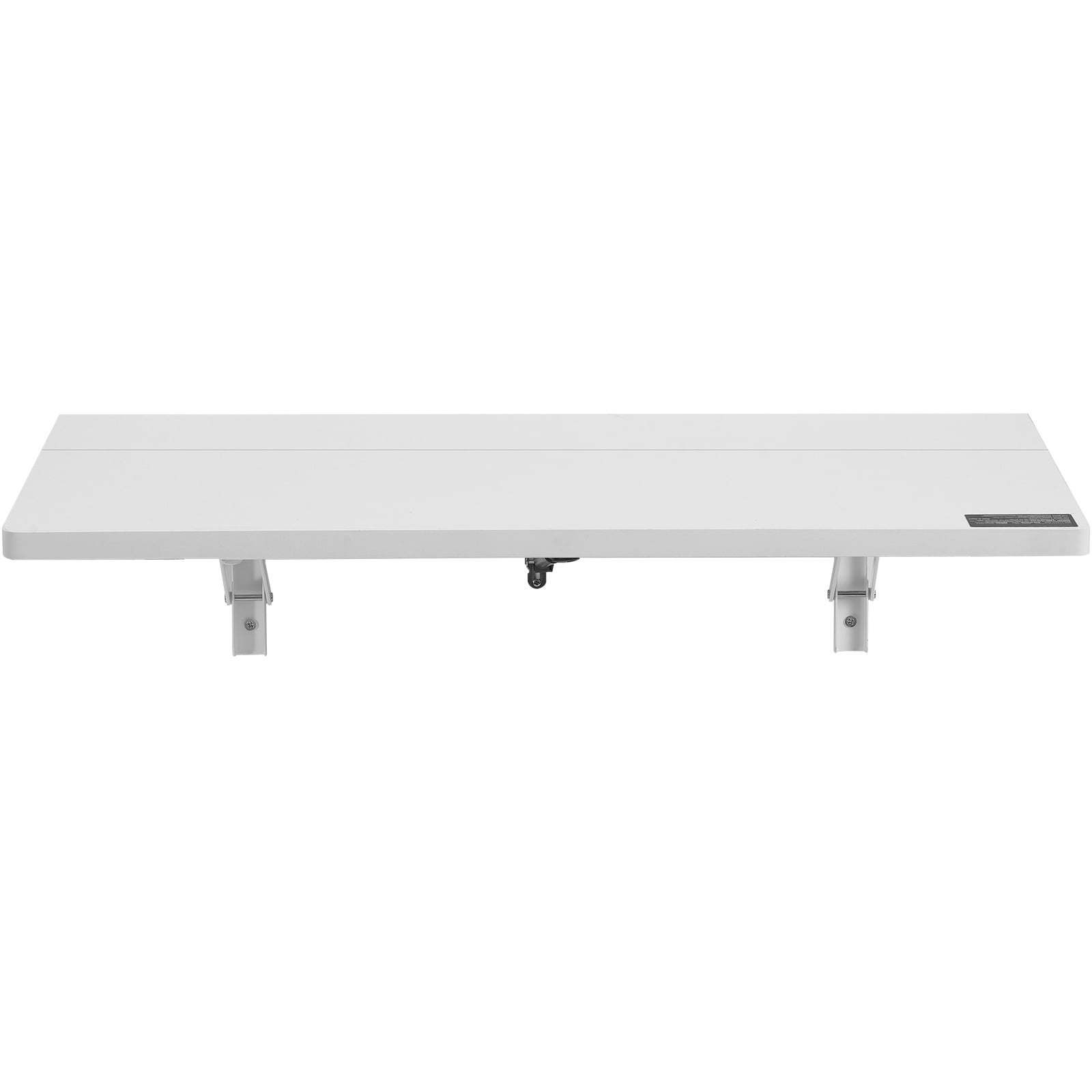 KFFKFF Wall-Hanging Foldable Desk, 31.5" x 19.69" Space-Saving Drop-Leaf Table, Floating Workstation with Metal Support, Versatile Fold-Up Desk for Compact Areas, Ideal for Home Office, Kitchen