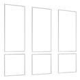 thumbnail image 1 of KFFKFF Wall Molding Wainscoting Panels Kit, 3 Pack, Lightweight Paintable Polystyrene Material, Waterproof Interior Wall Trim, White, 1 of 9